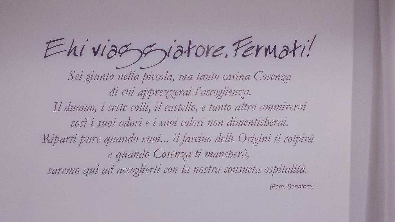 Le Origini Rooms&Suite Cosenza Exterior foto